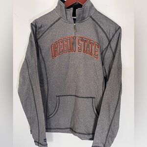 Oregon State University Jansport Gray and Orange Women’s Fitted Sweater XL